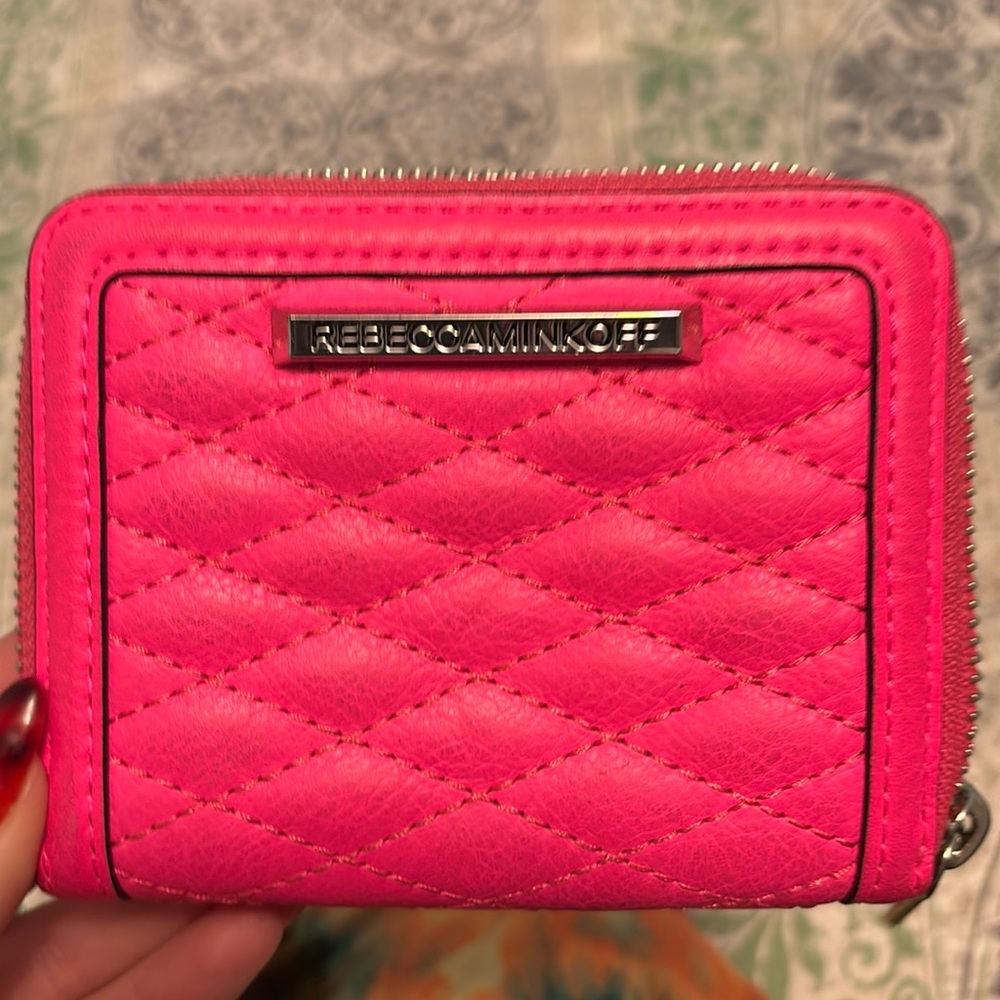 Rebecca Minkoff Pink Zipper Wallet